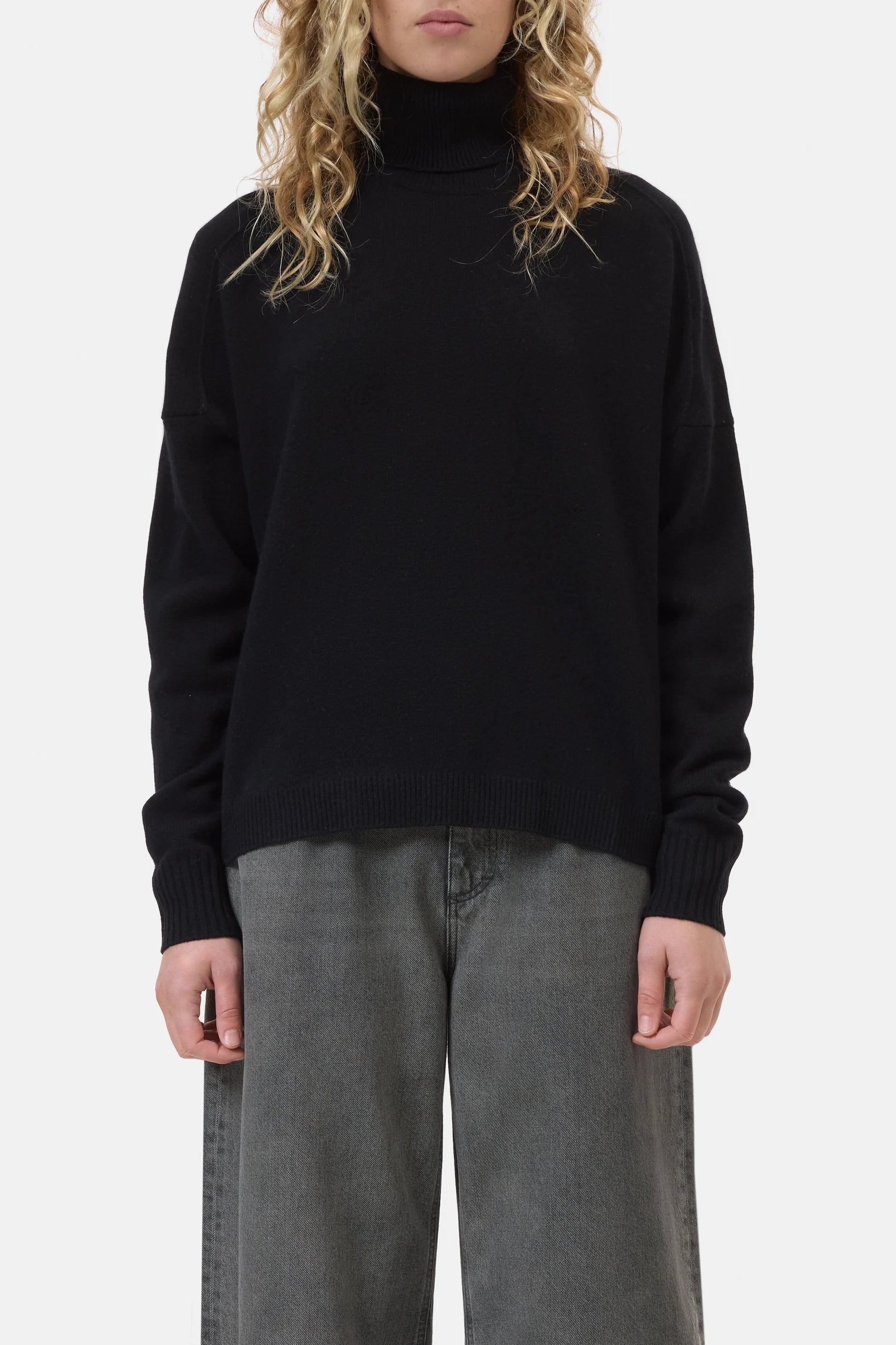 CLOSED Merino Wool Turtleneck - Black