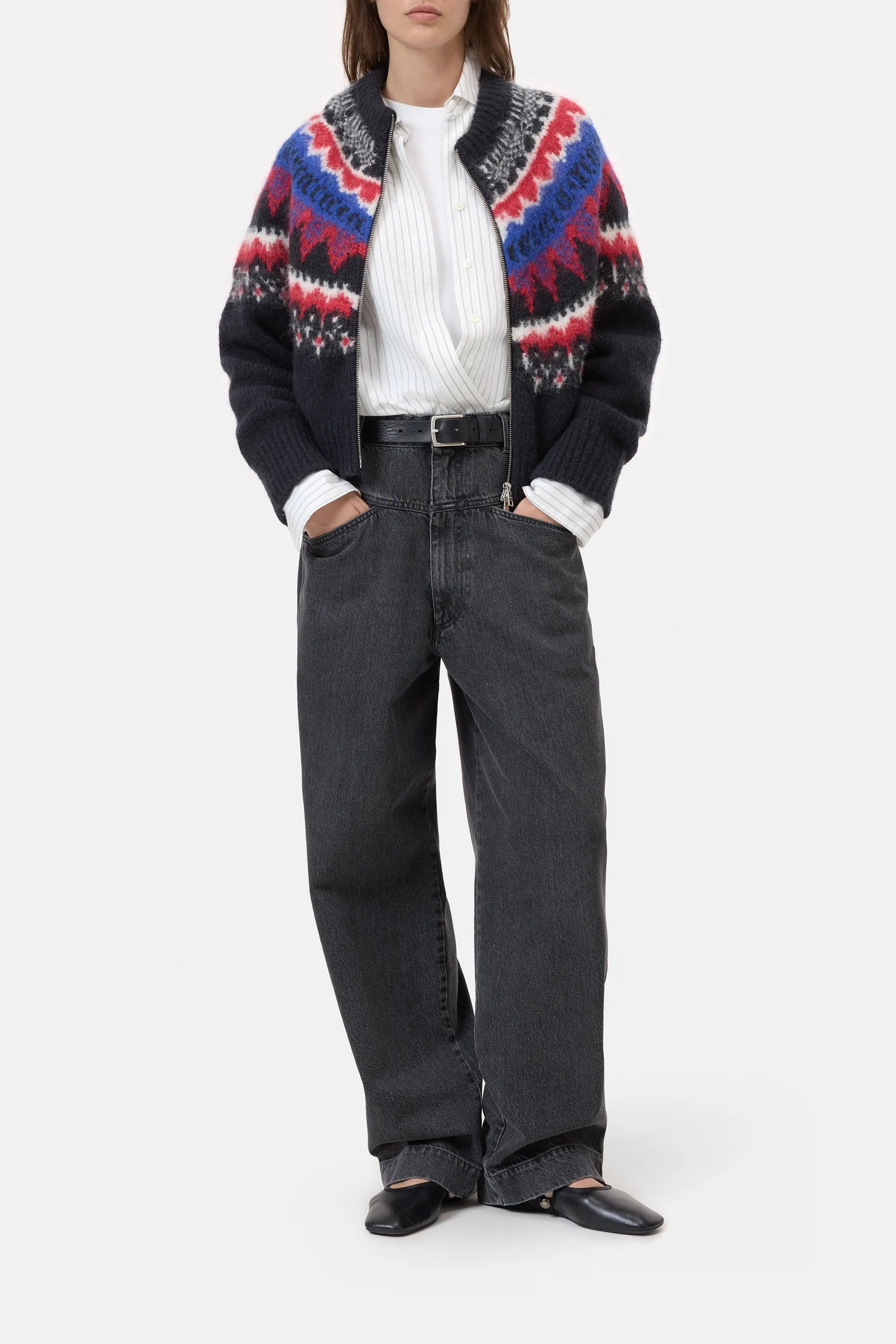 Closed Jacquard-Cardigan