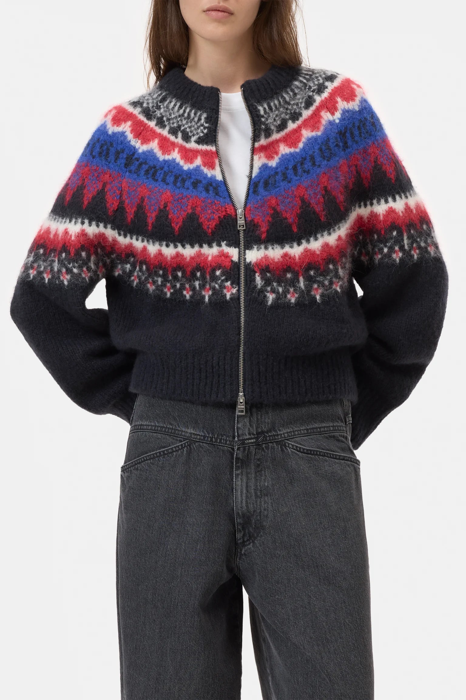 Closed Jacquard-Cardigan