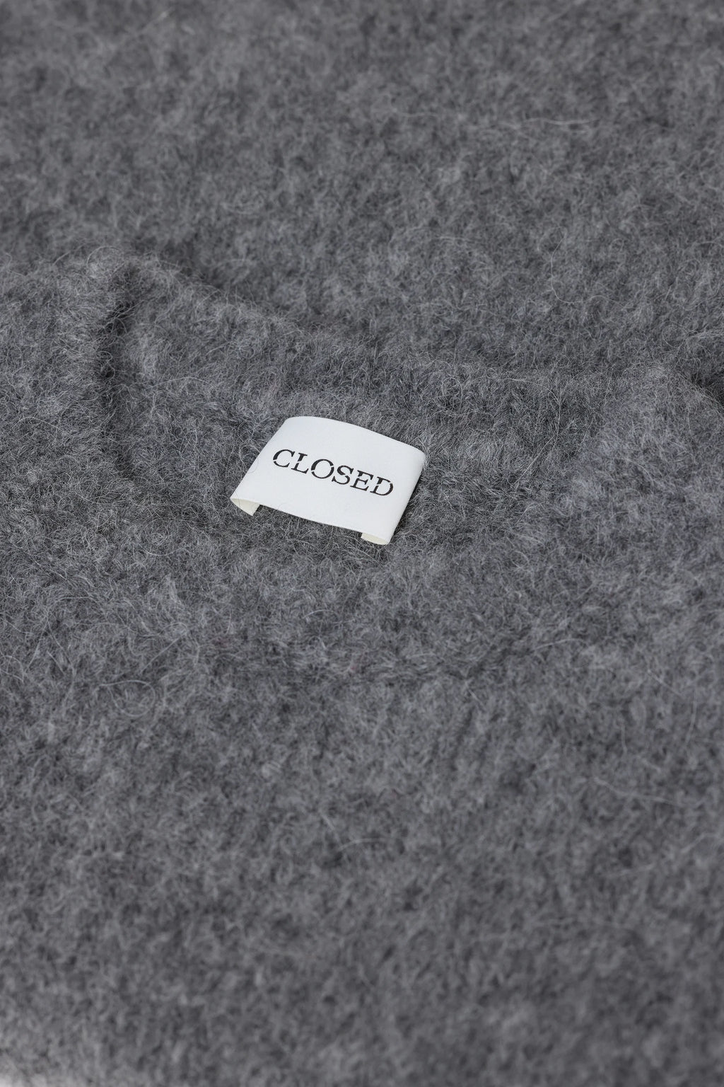 Closed Kurzarm-Pullover - Dark Grey Melange