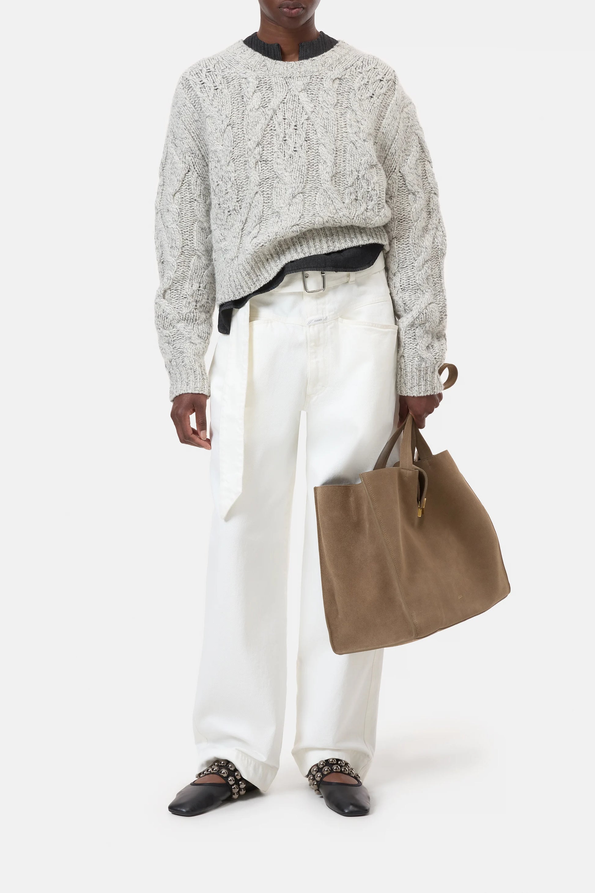 CLOSED Cable Knit Pullover - Shetland