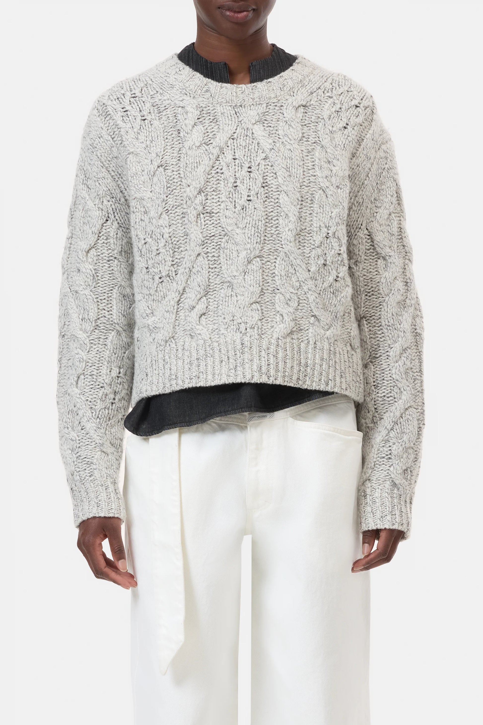 CLOSED Cable Knit Pullover - Shetland