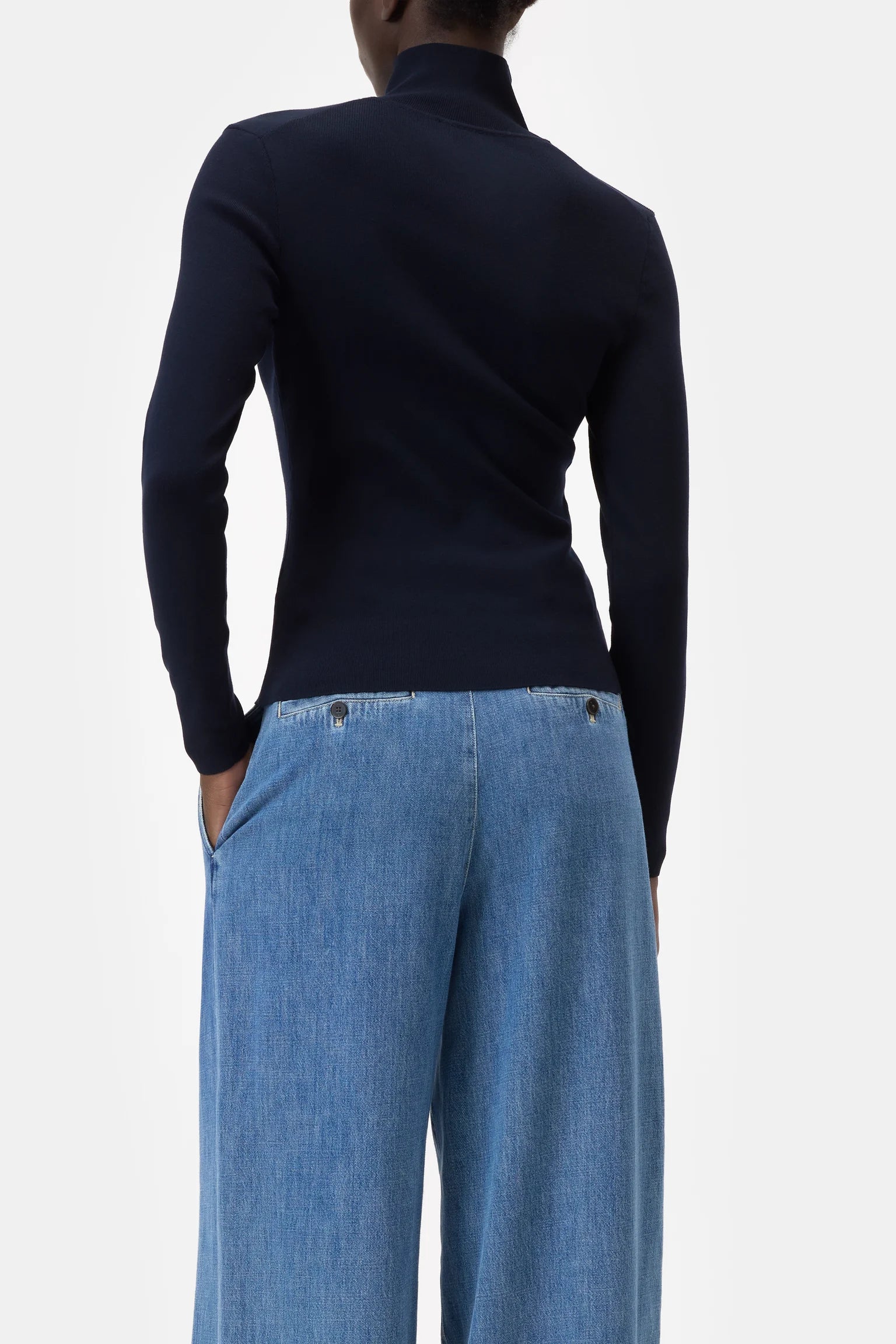 Closed Half-zip knit - Dark Night