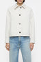 Closed Cotton Jacket - Stone Beige