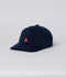 Merz b. Schwanen CAP01 Swan Logo Cap, Organic Cotton Gabardine, Low Profile - Night Blue