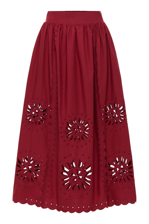 Carolina K Larissa Skirt - Red