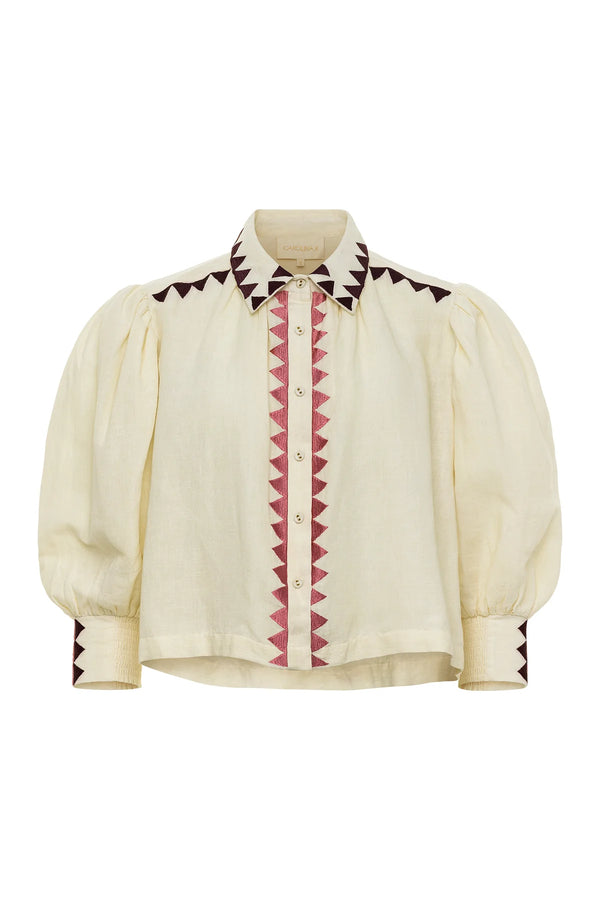 Carolina Elisa Blouse - Gardenia