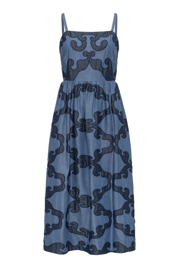 Carolina K Della Dress - Tencel Denim