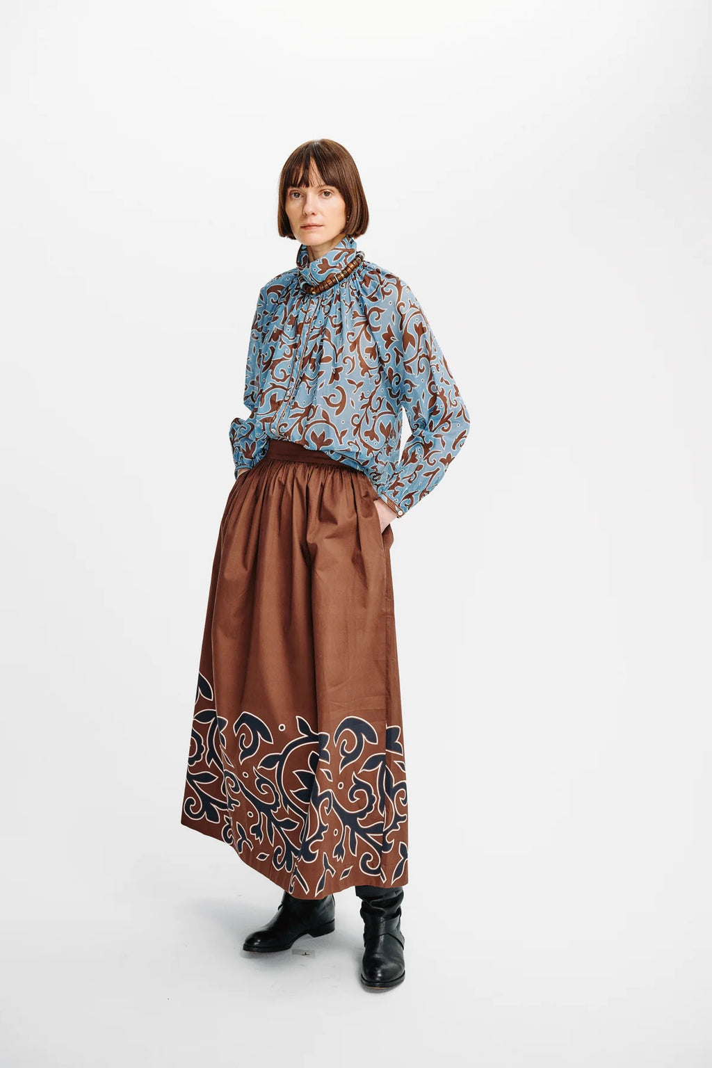 Carolina K Larissa Skirt - Autumn Vine
