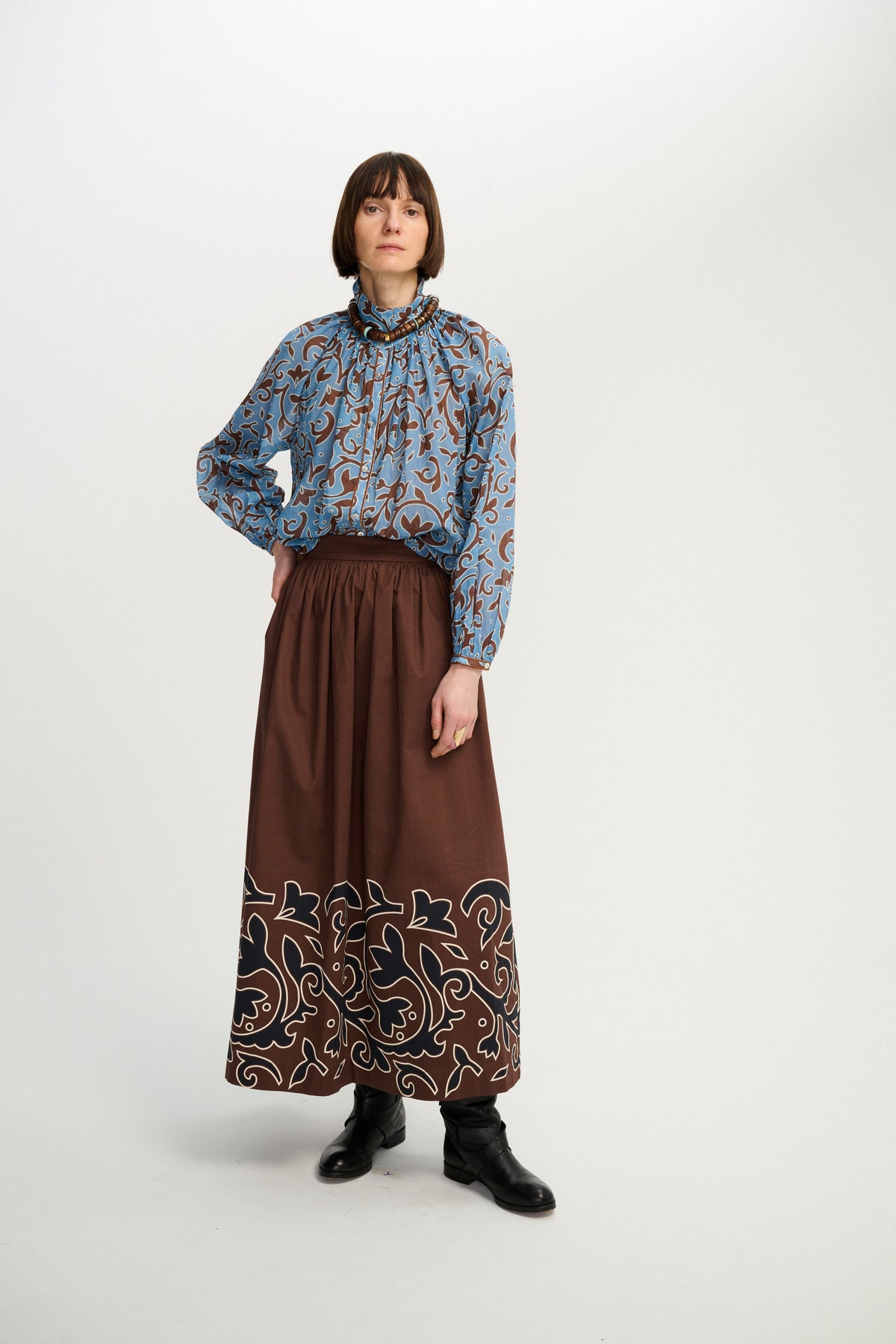 Carolina K Larissa Skirt - Autumn Vine
