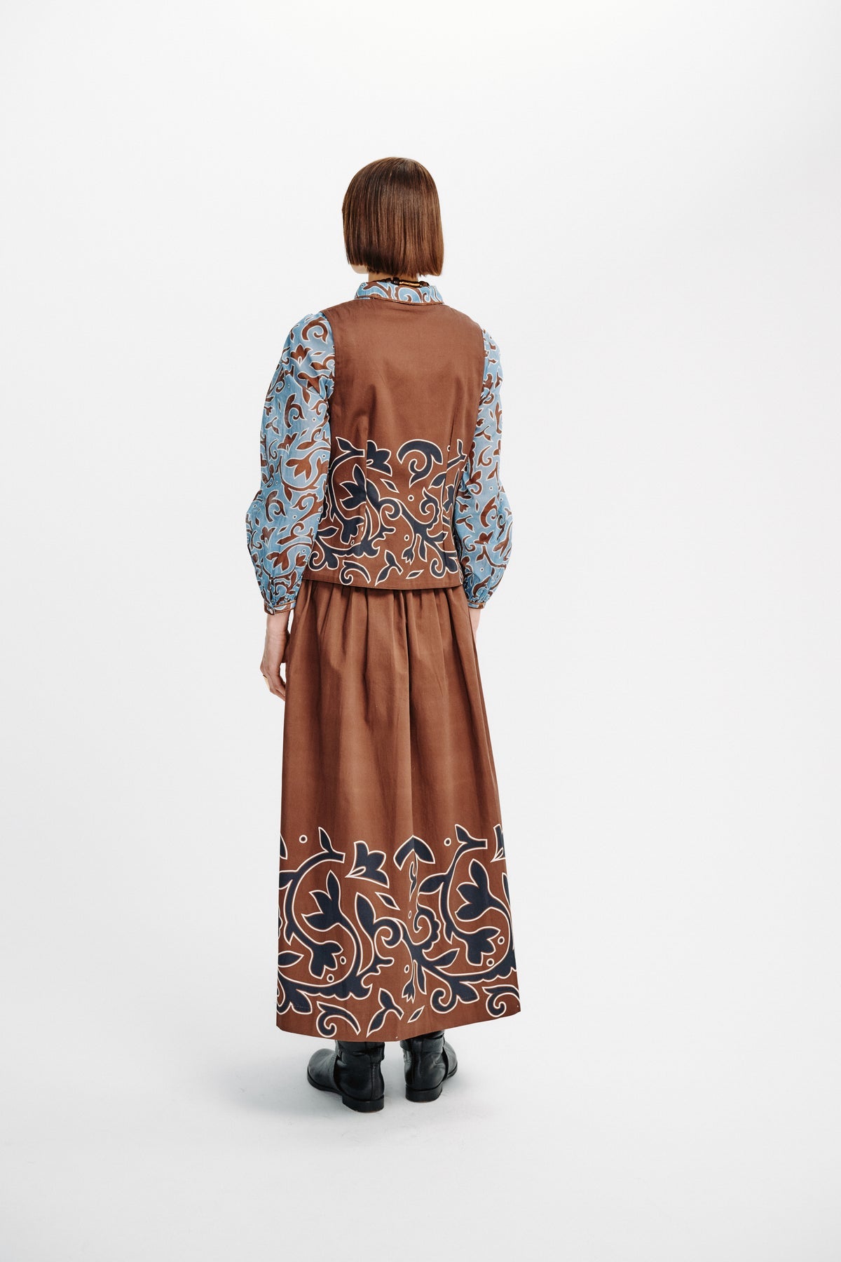 Carolina K Larissa Skirt - Autumn Vine