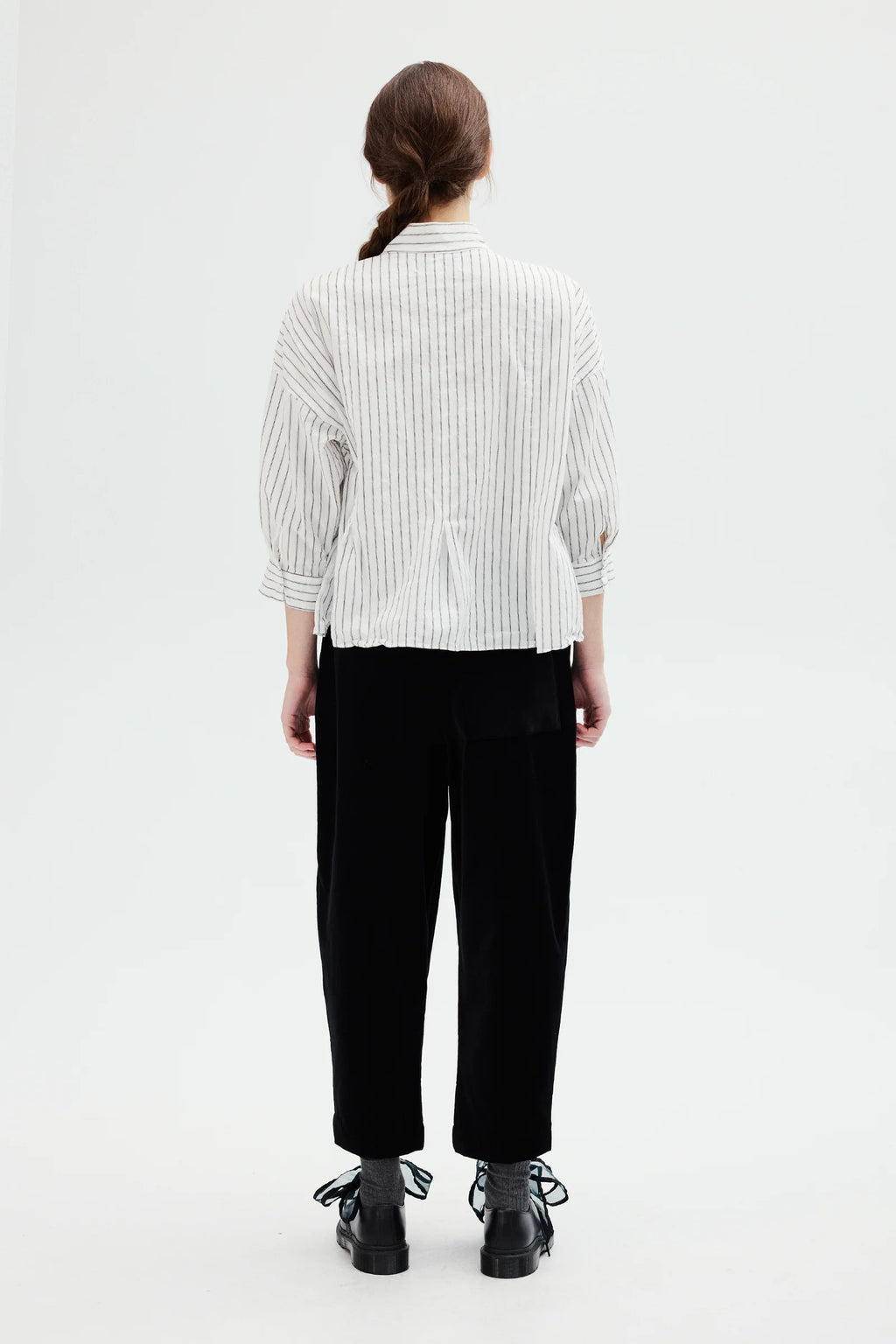 Fabiana Pigna Cecil Pinstripe Top