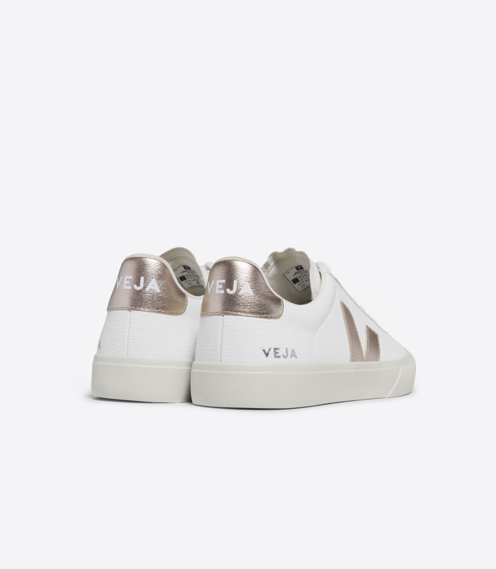 Veja Campo Leather White Platine – Quattro Tizi