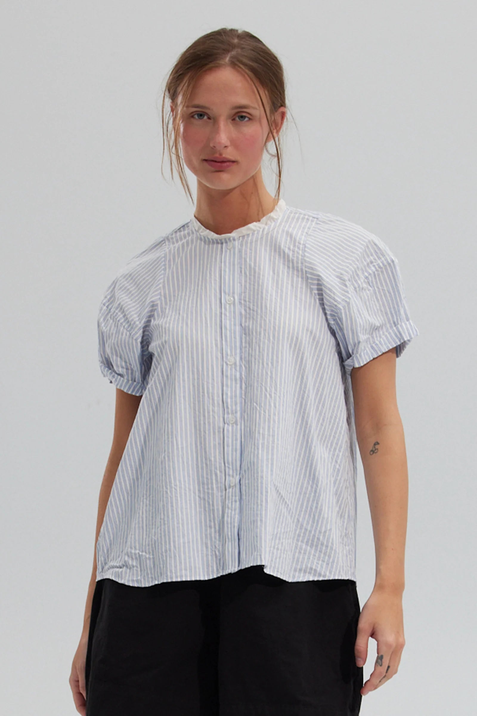 Fabiana Pigna - Calun Blouse  - Blue Stripe