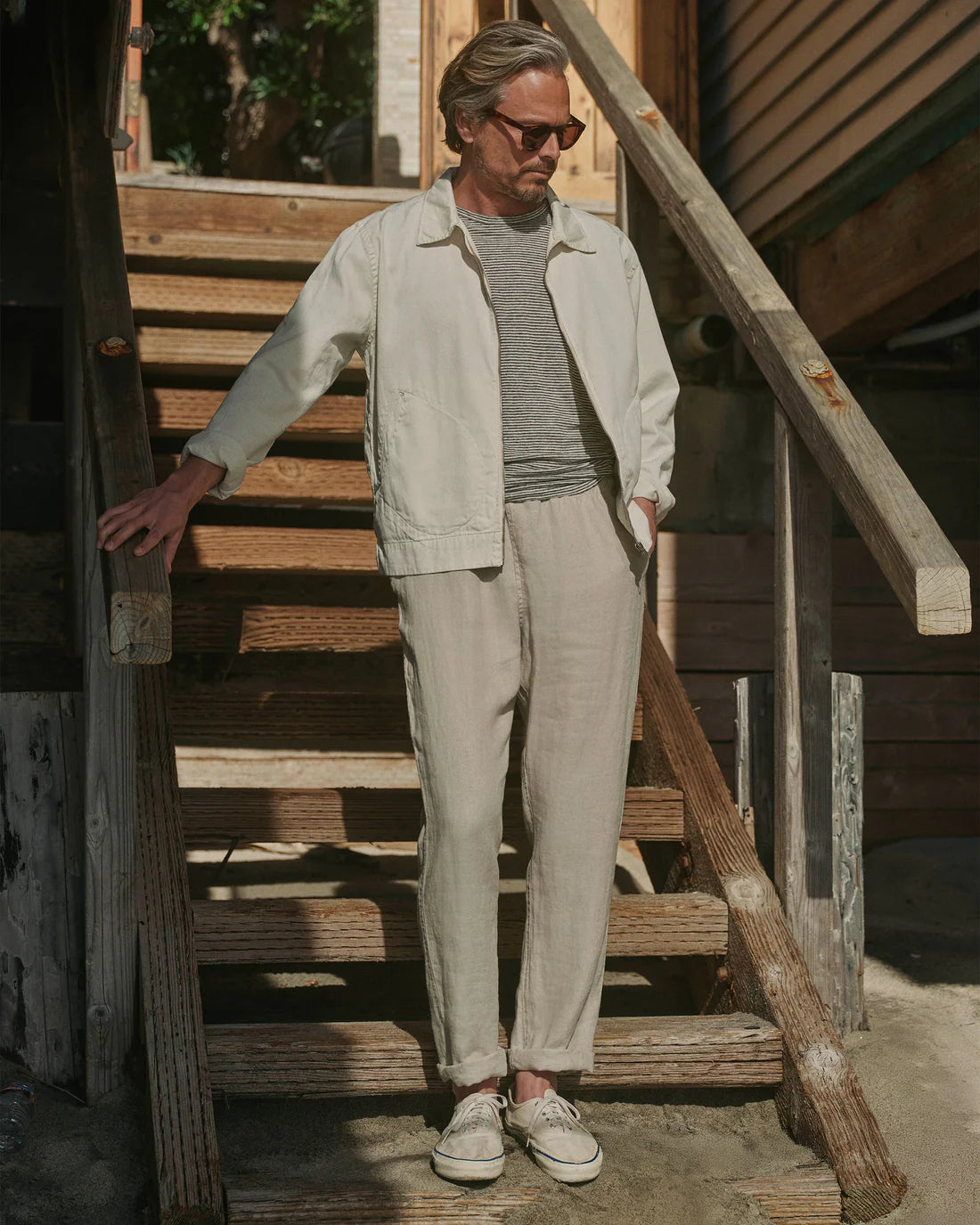 Alex Crane Bo Pants - Bone