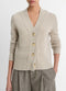 Vince Cashmere Donegal Cardigan - Biscuit Donegal