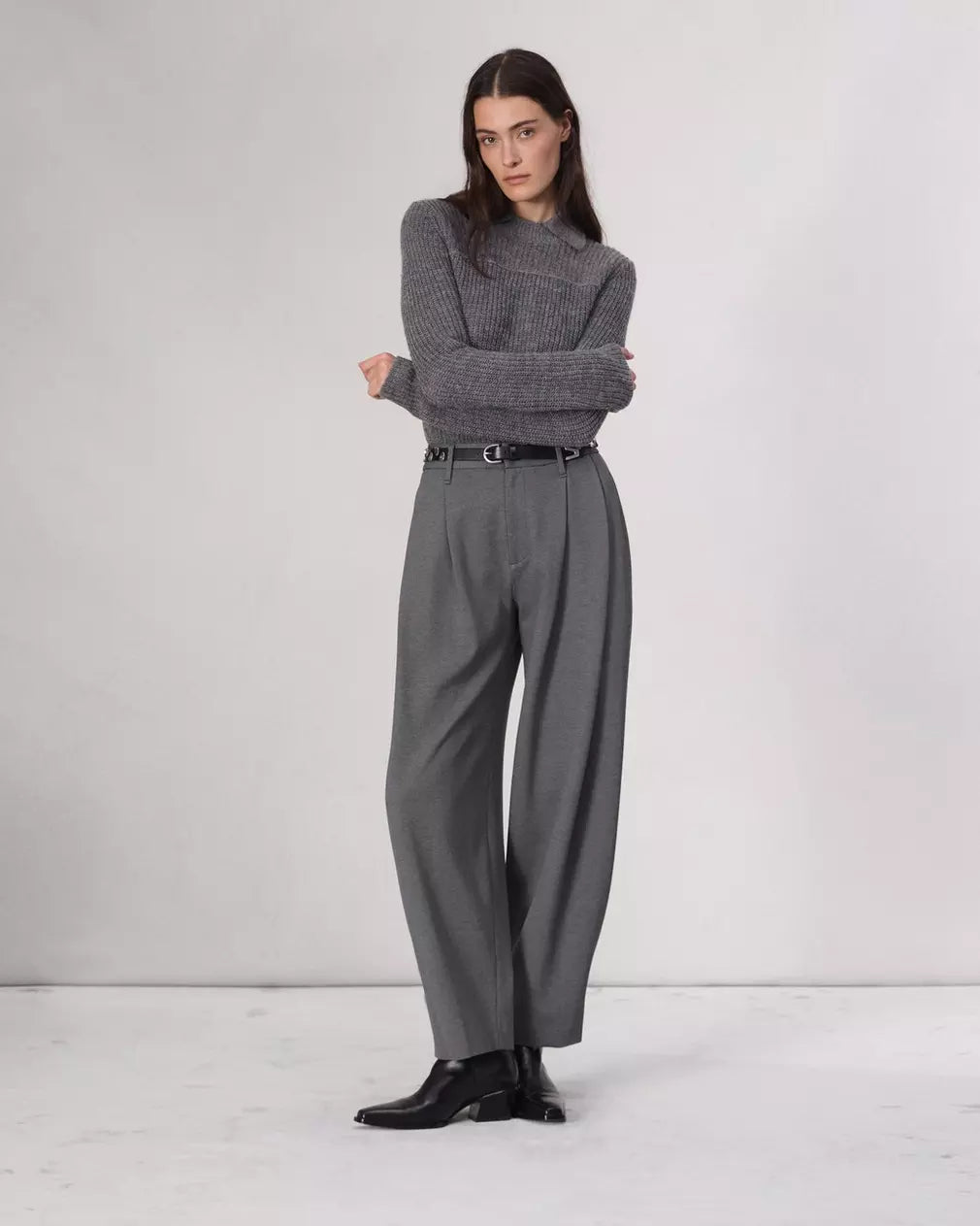 Rag & Bone Cecily Ponte Pant - Charcoal