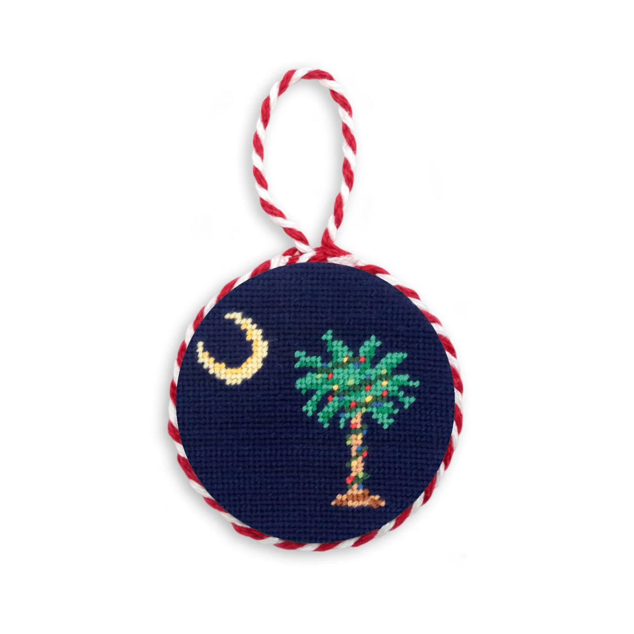 Smathers & Branson Christmas SC Palmetto Ornament in Dark Navy