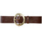 Kim White Chunky Belt - Brown