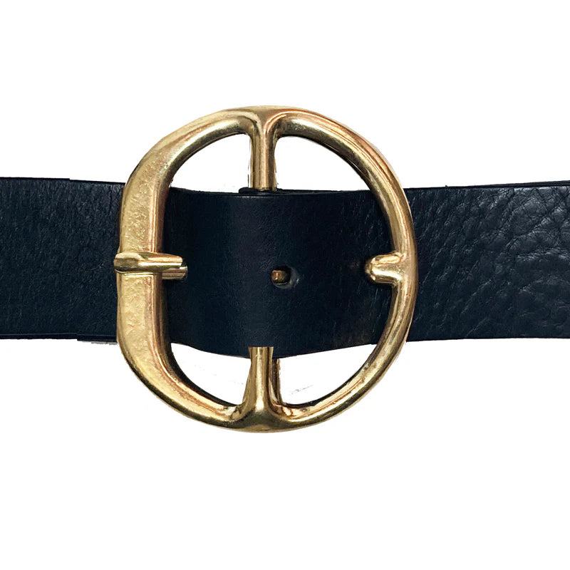 Kim White Chunky Hip Belt - Black