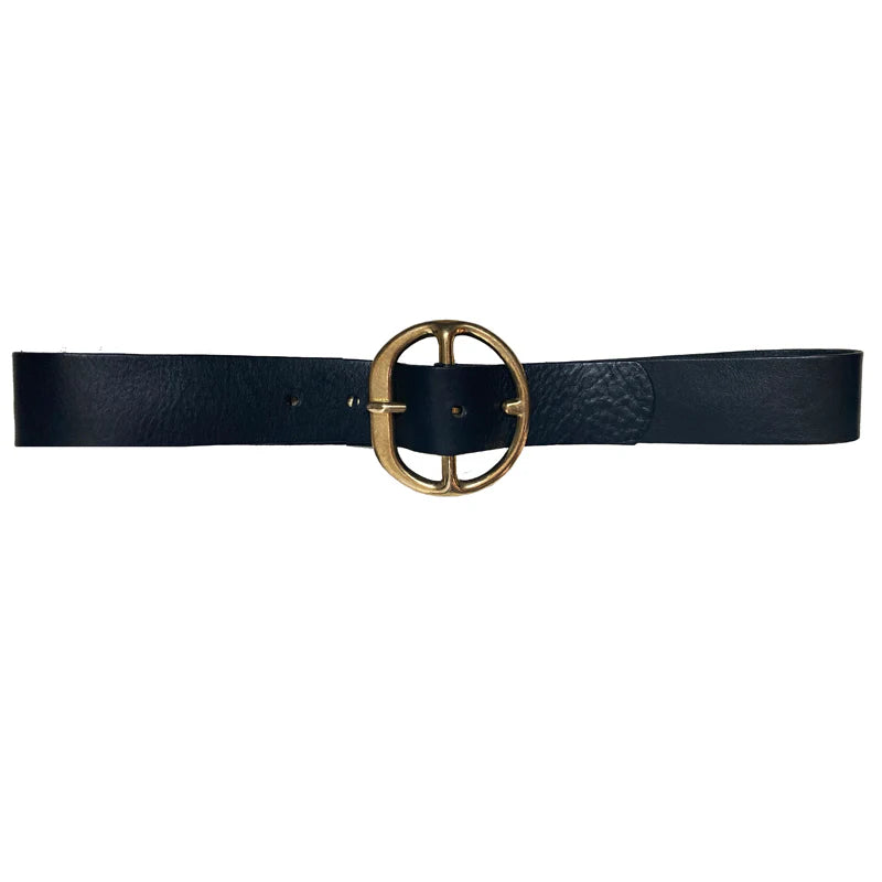 Kim White Chunky Hip Belt - Black