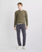 Rag & Bone Classic Flame Henley in Forest Green