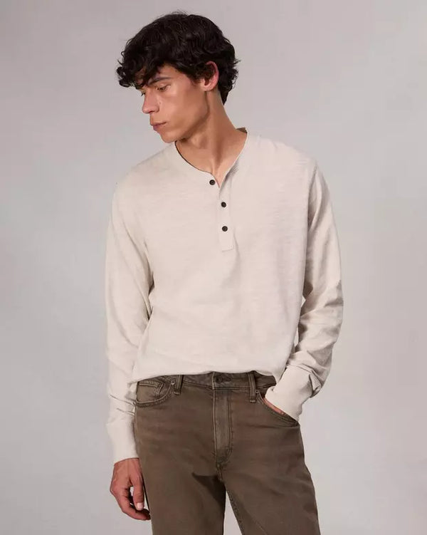 Rag & Bone Classic Flame Henley - Light Tan