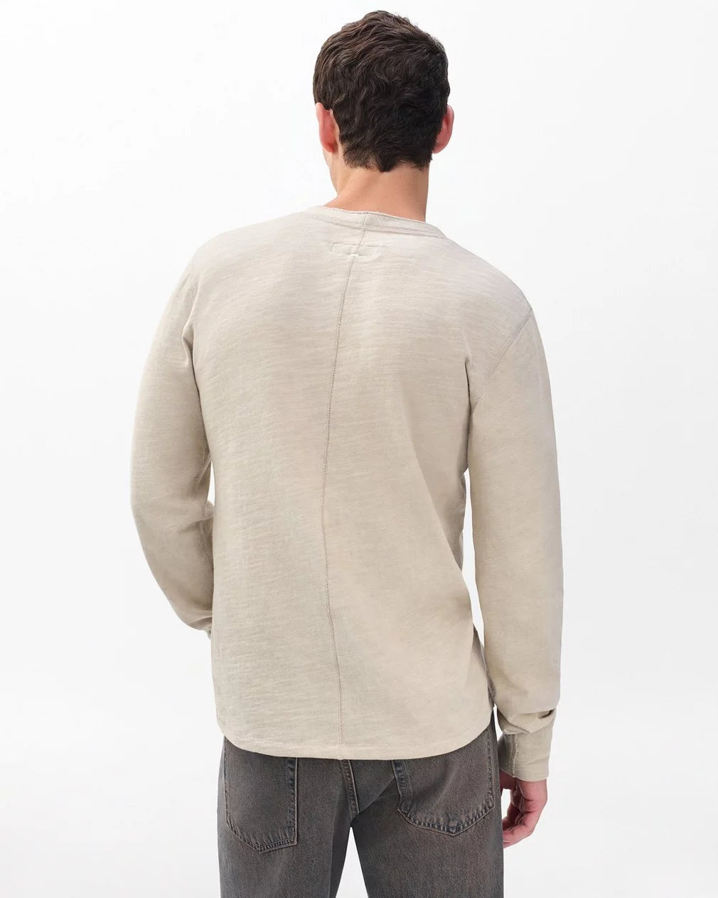 Rag & Bone Classic Flame Henley- Dust