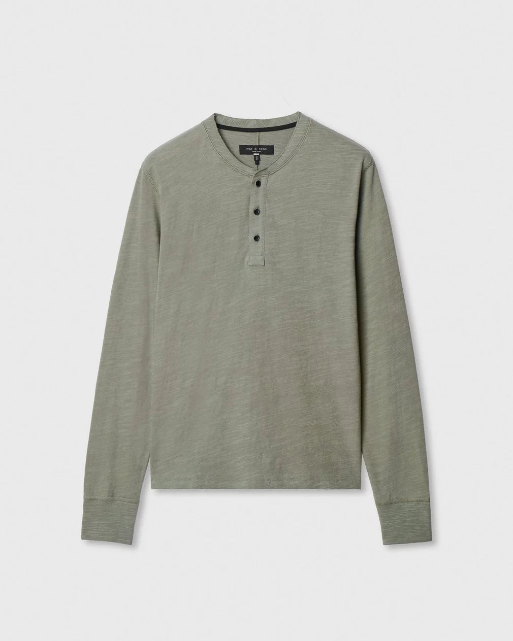 Rag & Bone Classic Slub Henley - Lichen