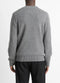 Vince Classic Wool-Cashmere Crew Neck Sweater - Med Grey