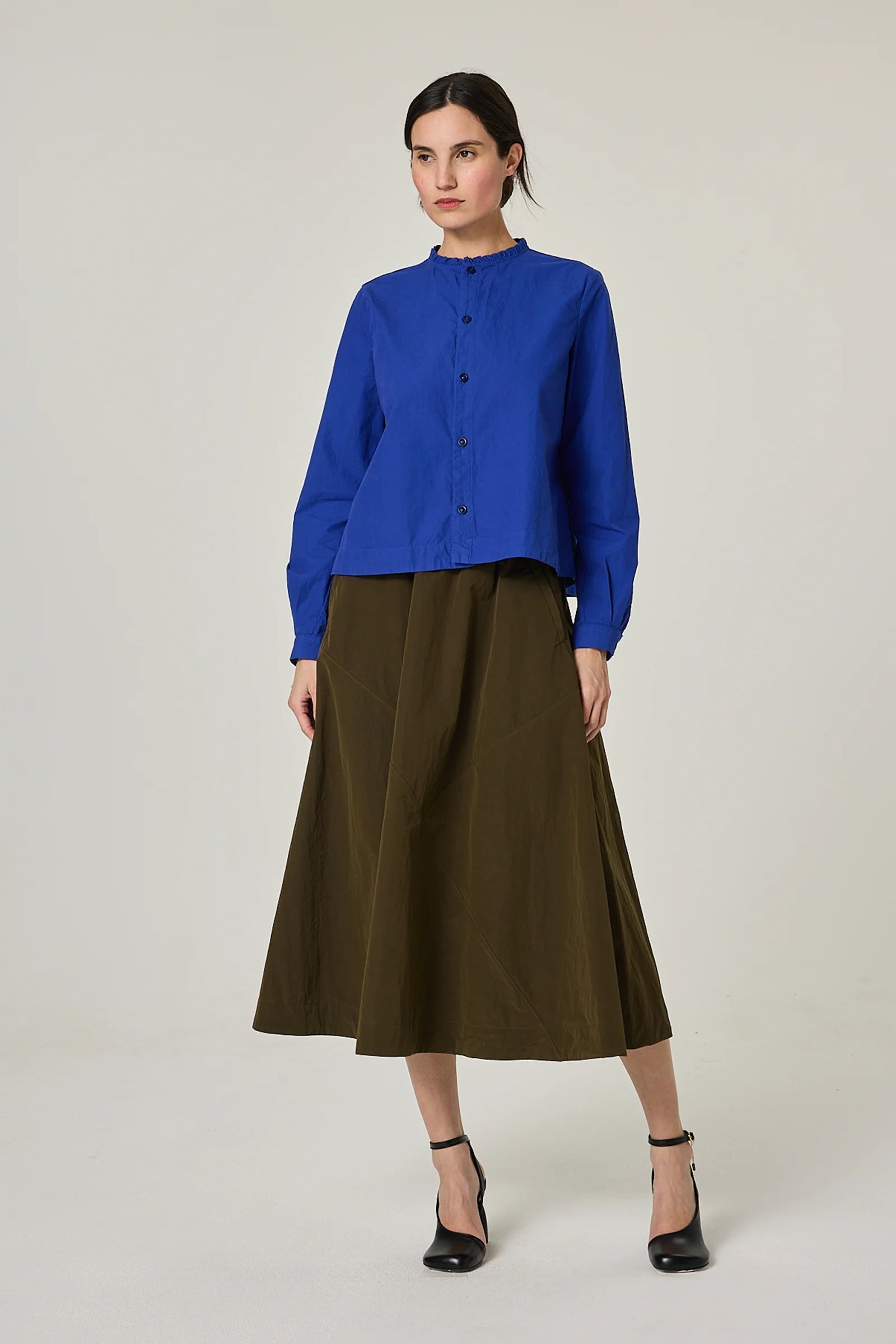 Fabiana Pigna Claude Blouse- Indigo