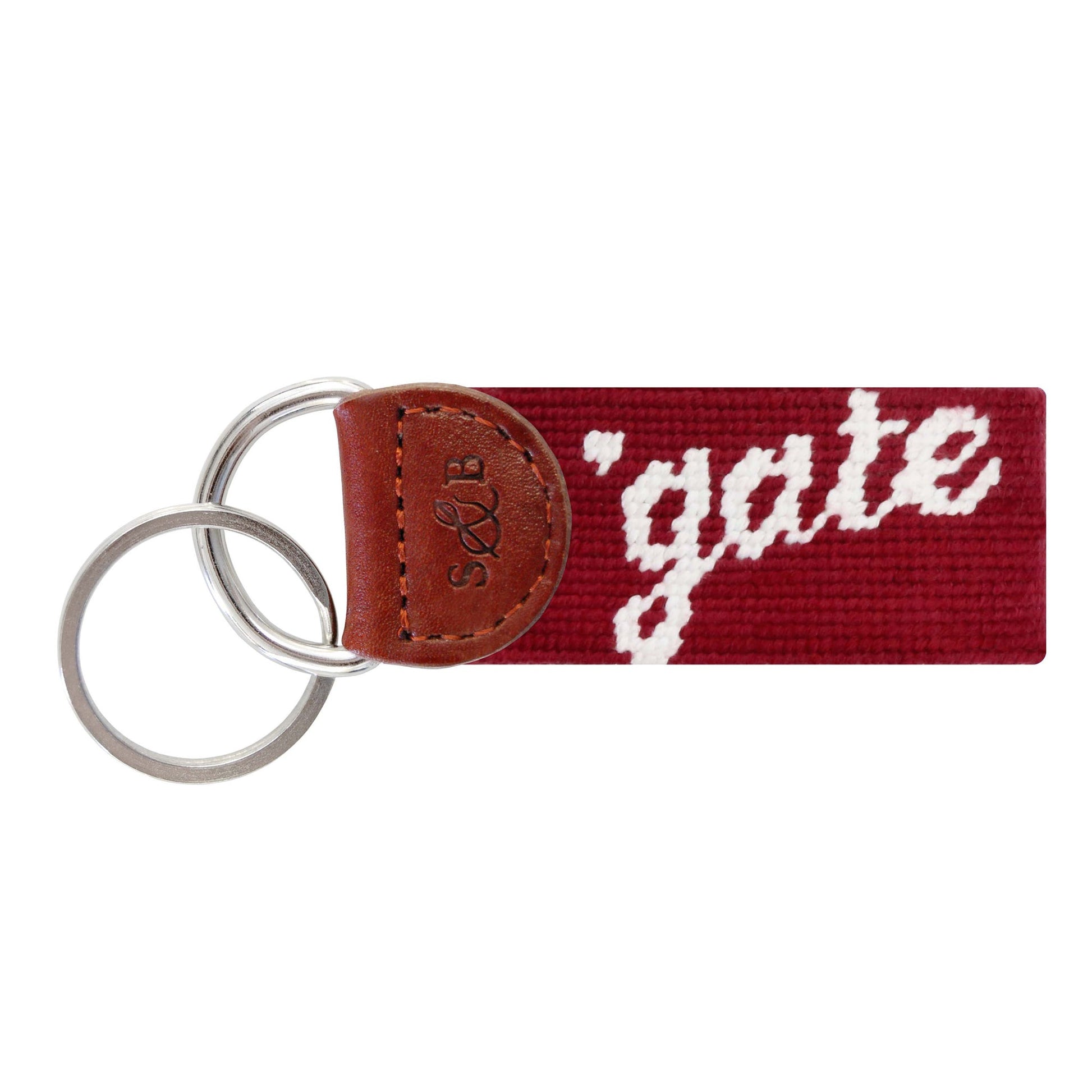 Smathers & Branson Colagte 'gate Key Fob - Garnet