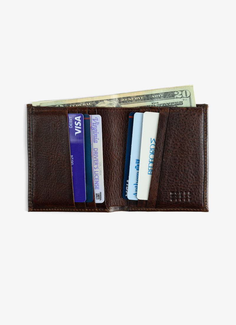 Moore & Giles Compact Wallet - Brompton Brown