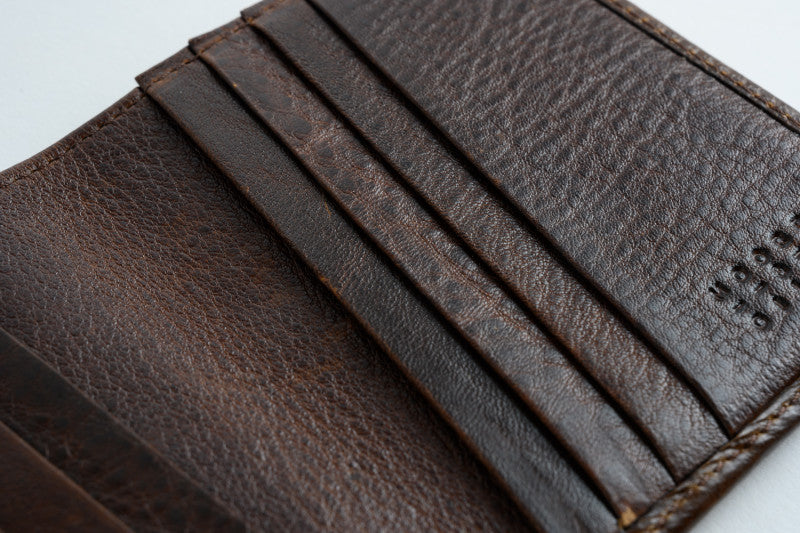 Moore & Giles Compact Wallet - Brompton Brown