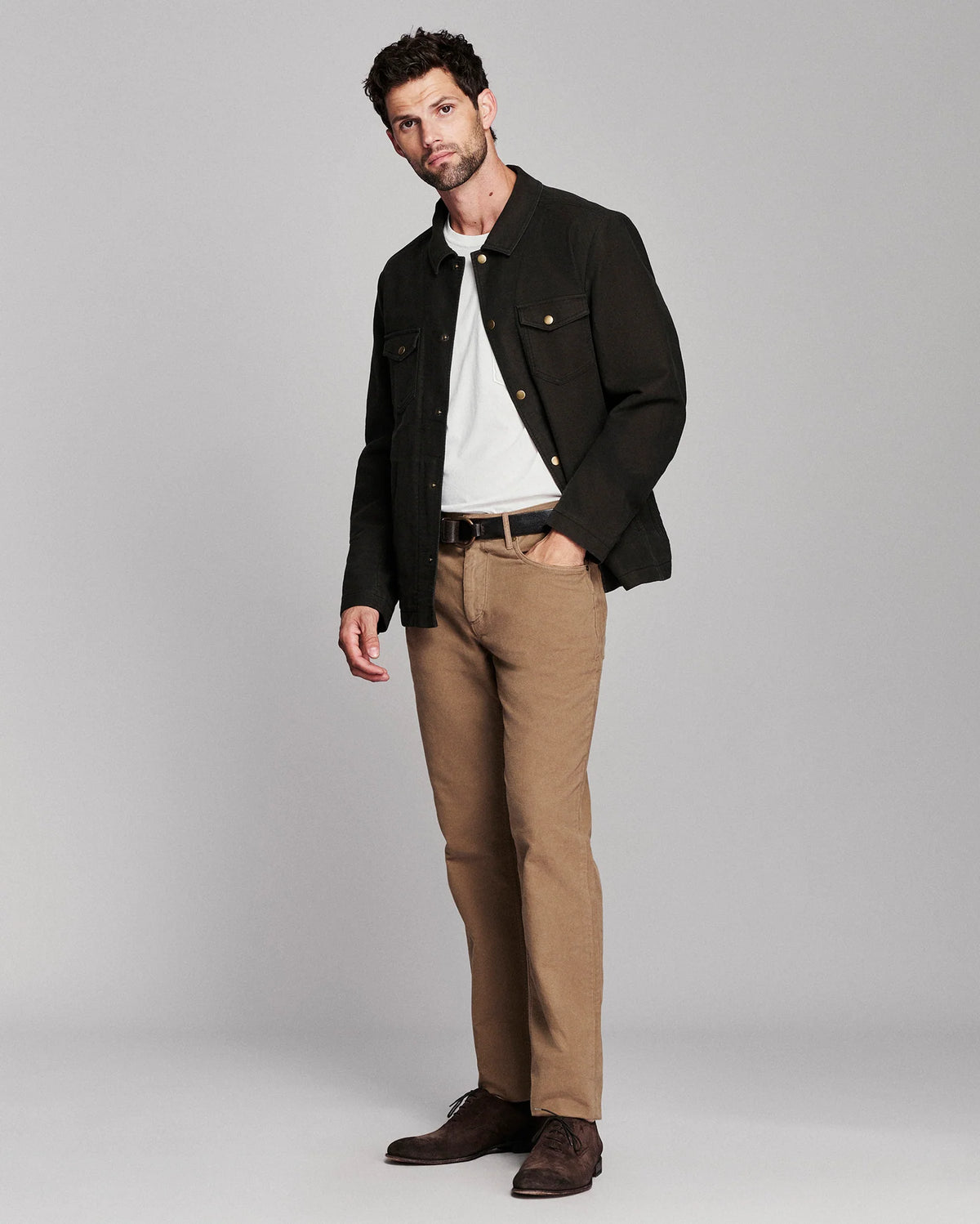 Billy Reid Moleskin Woodsman Jacket - Rosin