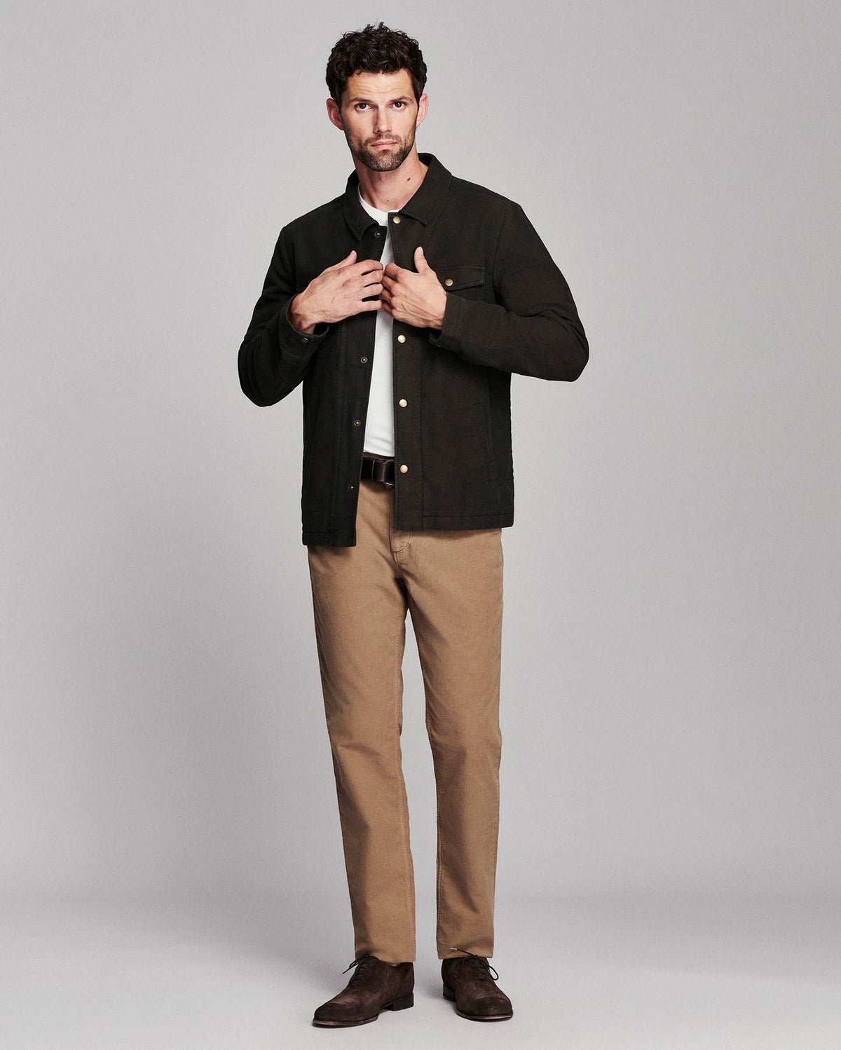 Billy Reid Moleskin Woodsman Jacket - Rosin