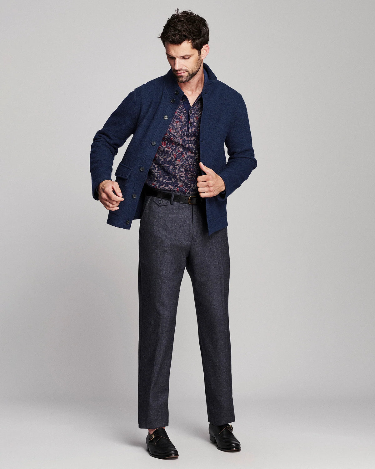 Billy Reid Garrett Jacket - Navy