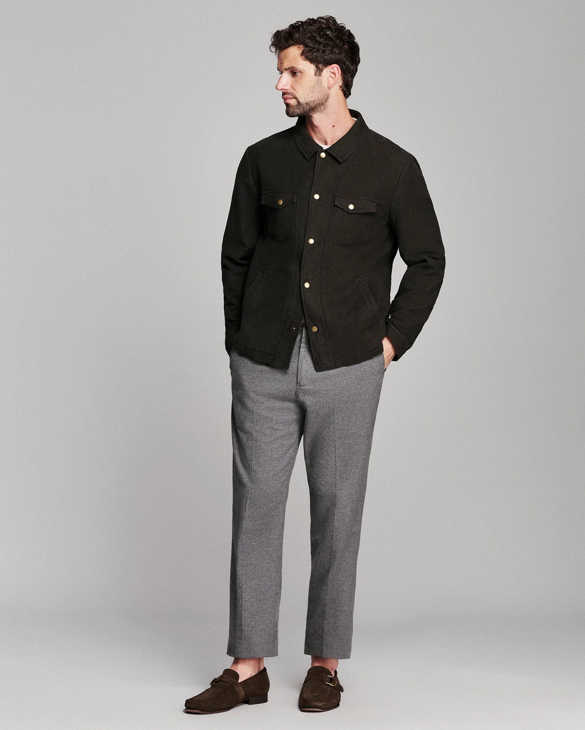 Billy Reid Moleskin Woodsman Jacket - Rosin