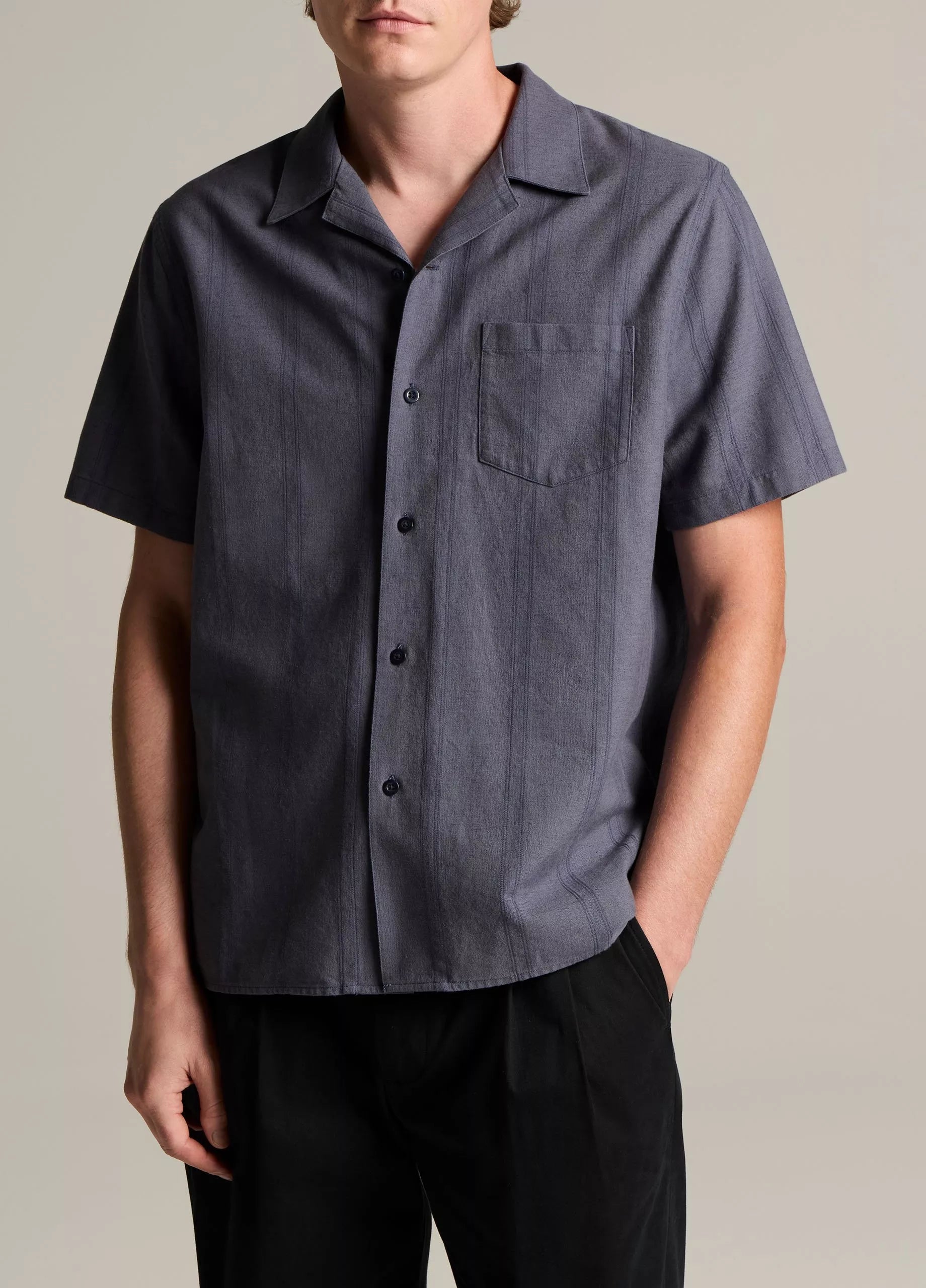 Vince Cove Stripe Cabana Shirt - Neue Blue