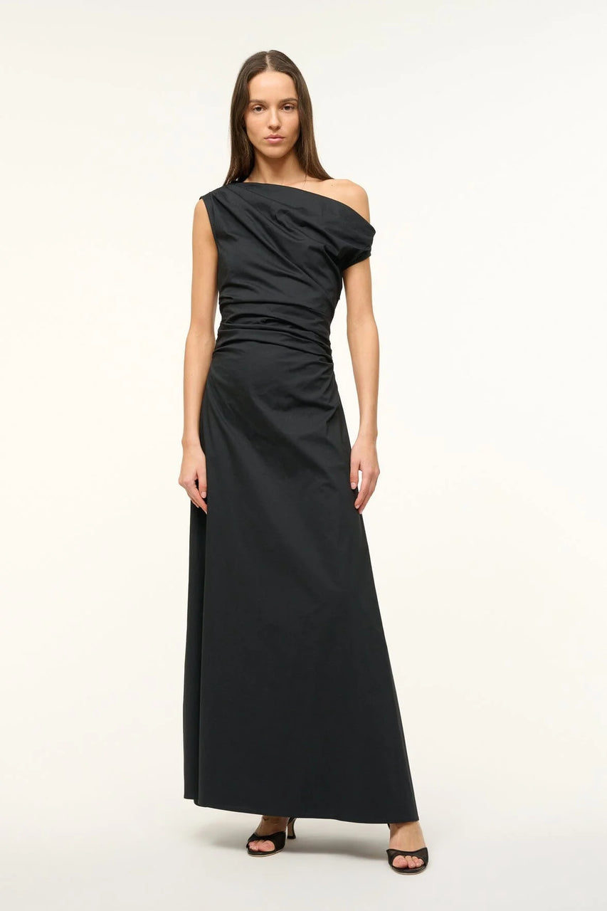 Staud Maxi Phare Dress Black