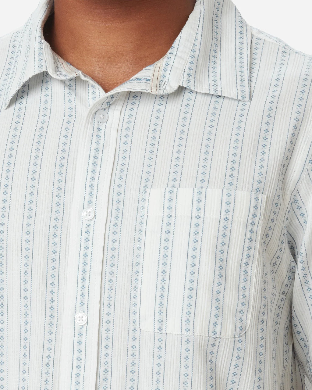 Ace Rivington Light Weight Tailored Shirt - Diamond Stripe