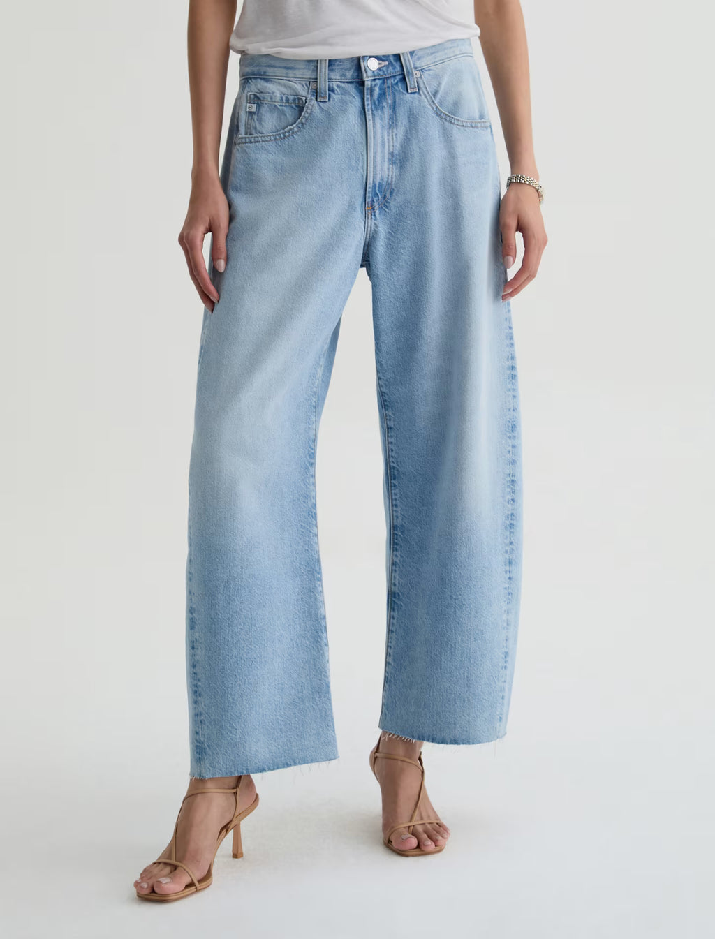 AG Hattie Crop High Rise Barrel - Gesture