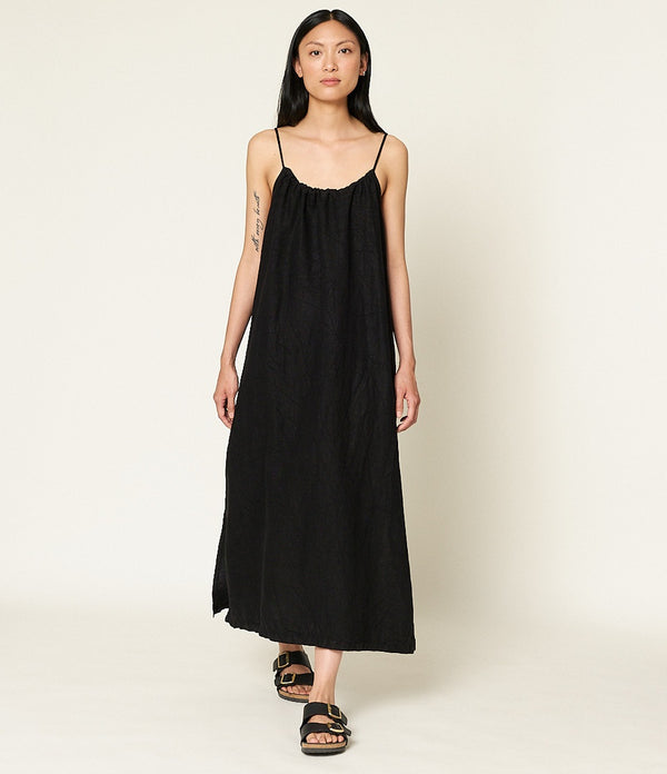 Merz b. Schwanen Deep Black Strap Dress