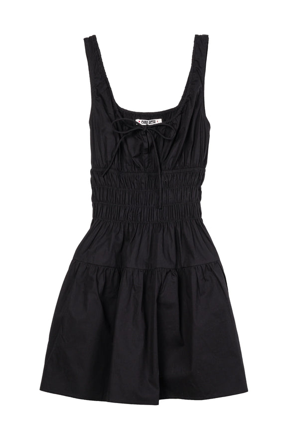 Ciao Lucia Gianluca Black Cotton Dress