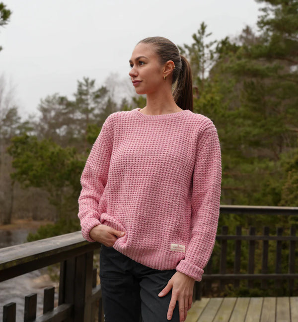 Amundsen Field Sweater - Peony Pink