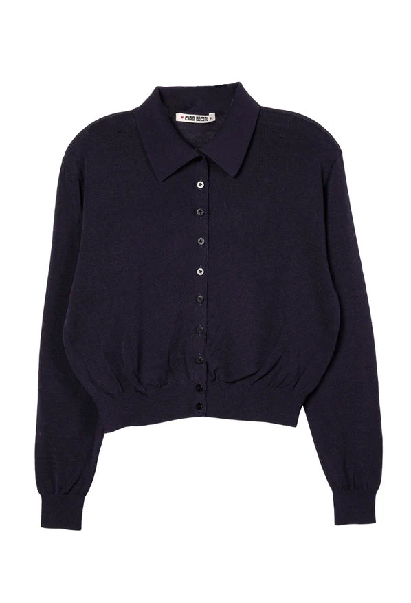 Ciao Lucia Palma Cardigan Midnight Sheer Knits