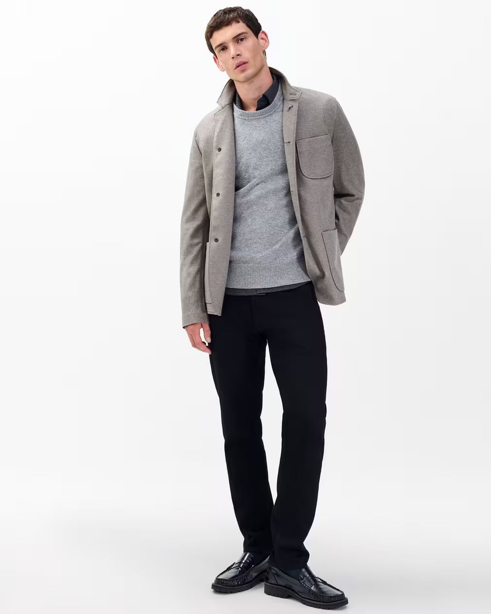Rag & Bone Declan Cashmere Sweater - Grey