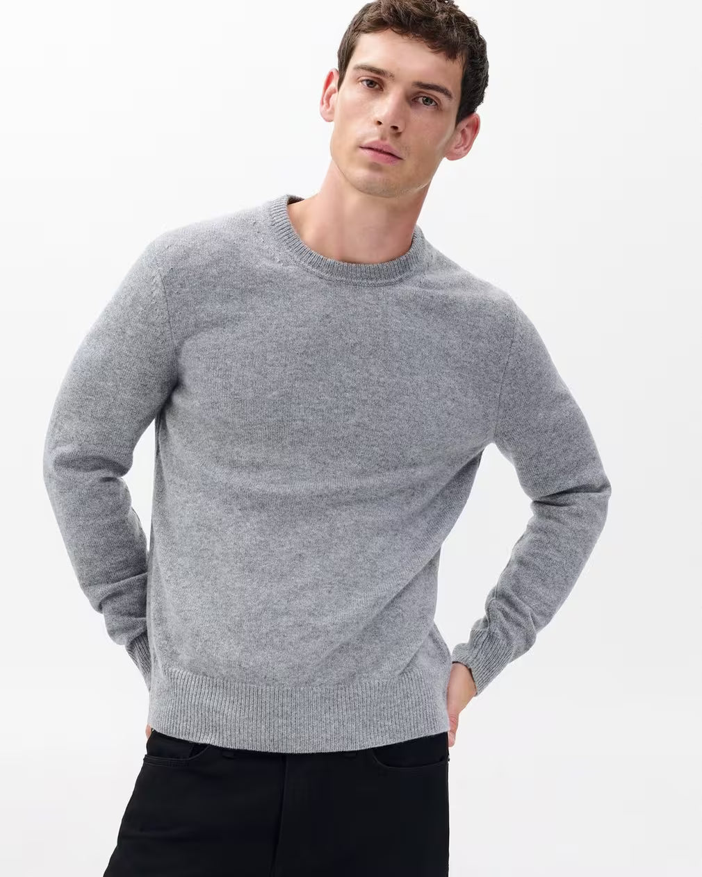 Rag & Bone Declan Cashmere Sweater - Grey