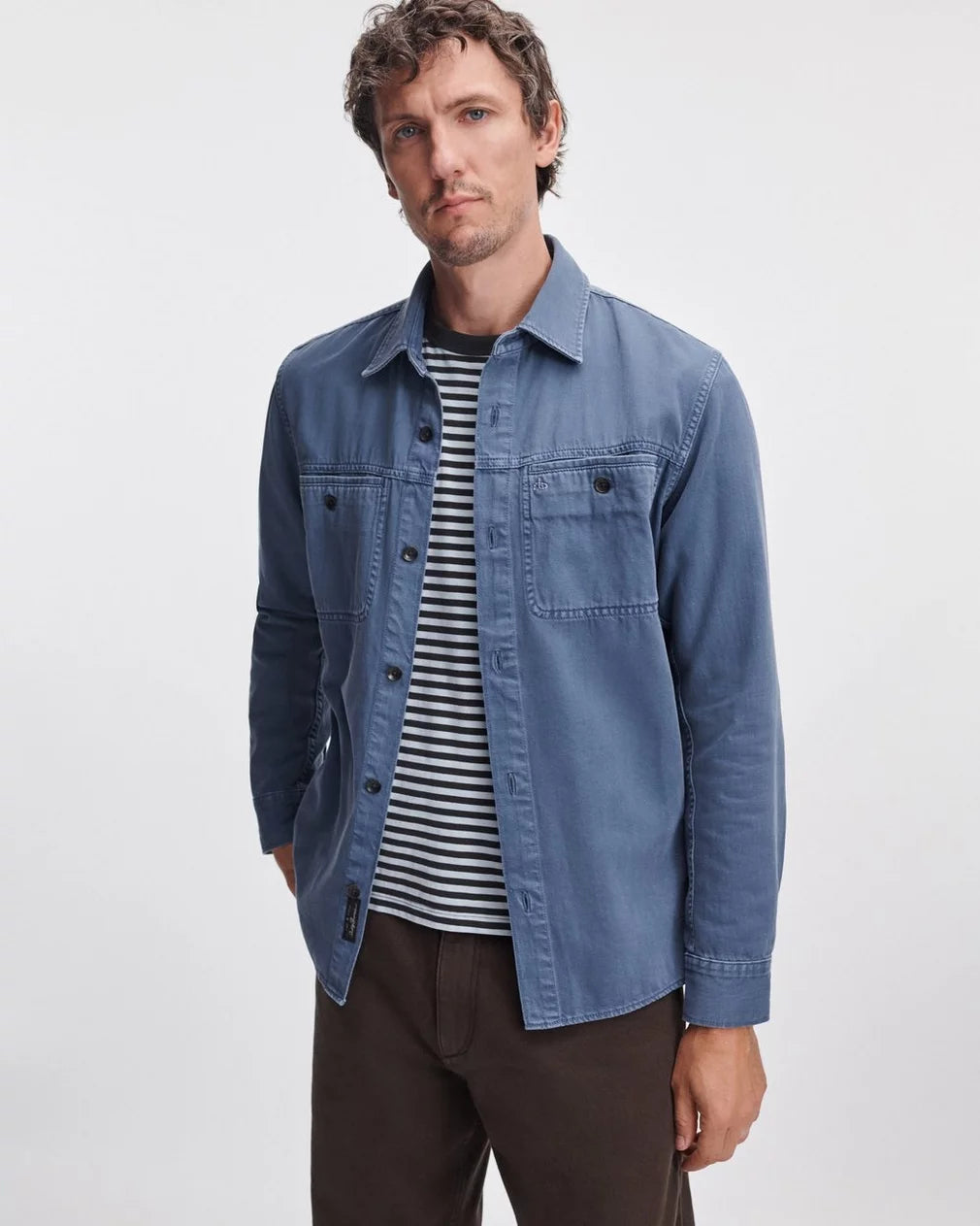 Rag & Bone Denim Workwear Shirt - Worn Indigo