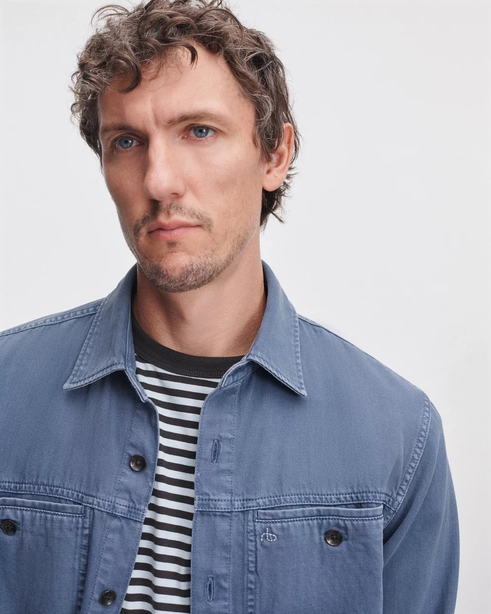 Rag & Bone Denim Workwear Shirt - Worn Indigo